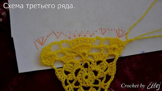 ♦ Ажурные митенки для девочки крючком • ellej смотреть онлайн