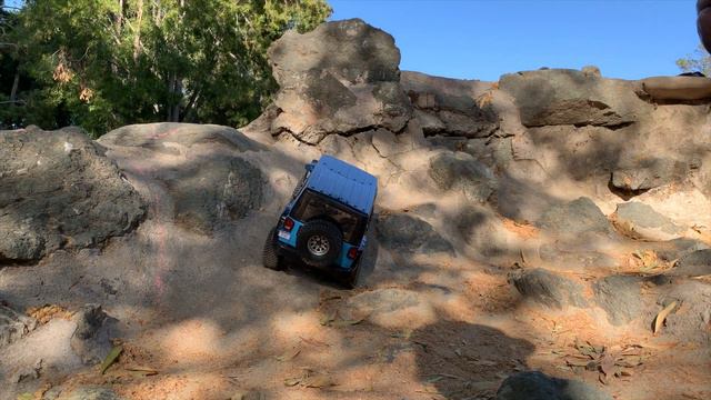 RC4WD Cross Country Jeep test run - hardbody scale rc rc crawler
