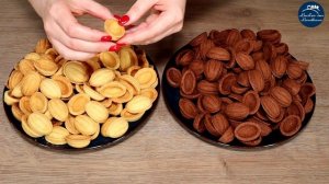 Meine Zaubernüsse - hell und dunkel / Oreschki Rezept / Walnut Shaped Cookies with Dulce De Leche