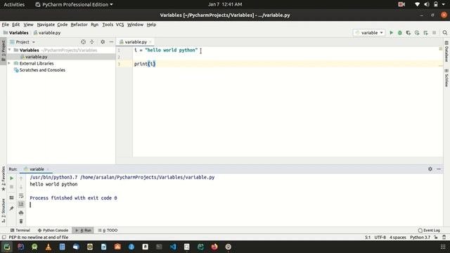 Python Tutorial in Urdu | Hindi | Learn Python 3 in 2019 | Variables and Data Types in Python