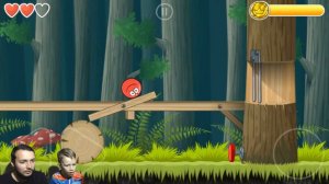 Red ball 4 дремучий лес КРАСНЫЙ ШАРИК 4 Уровень 16 - 30 Мультик ИГРА для детей Red Ball