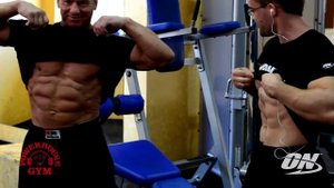 Александр Яшанькин и Артем Диянов тренировка: Пресс и спина. сезон 2014