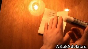 Как из бумаги сделать фонарь