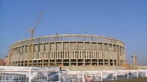 Строительство футбольного стадиона "Краснодар"