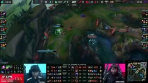 TT vs RNG - Game 1 | Round 1 LPL Spring 2023 Playoffs | TT vs Royal Never Give Up G1