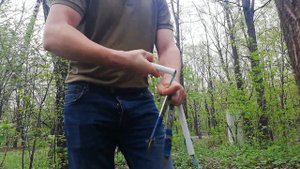 Хват при безоборотном метании