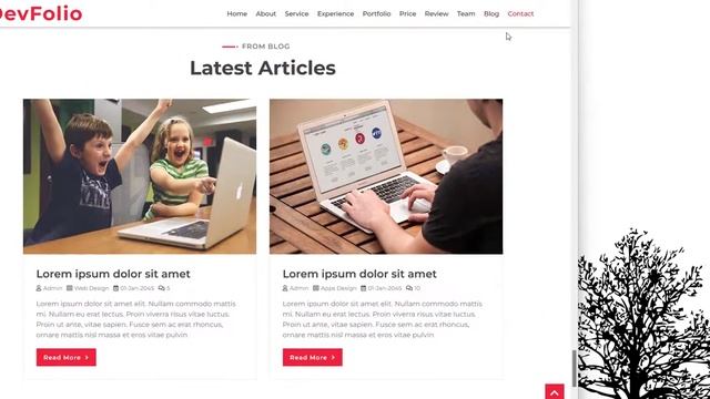 Complete Responsive Portfolio Website Design - HTML - CSS - JS - 100% Free - Free Website Code