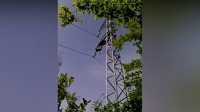 Демонтаж провода ЛЭП 110 кВ смотреть онлайн