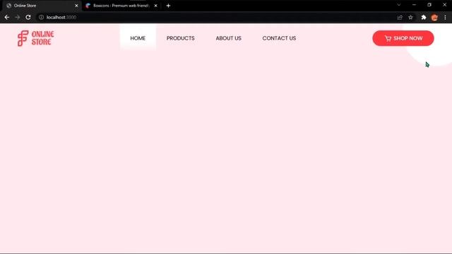 How to Make a Website Design Using React js and styled components tutorial