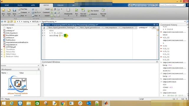 Unit Step Function in MATLAB | Signal Processing with MATLAB Part - 8 | Signal Generation смотреть онлайн