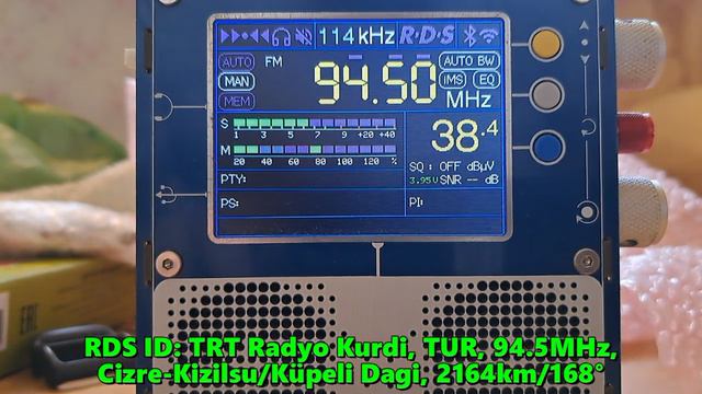 16.06.2024 12:20UTC, [Es], TRT Radyo Kurdi, Турция, 94.5МГц, 2164км