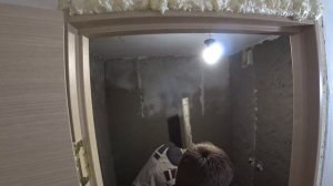 Штукатурка стен в ванной