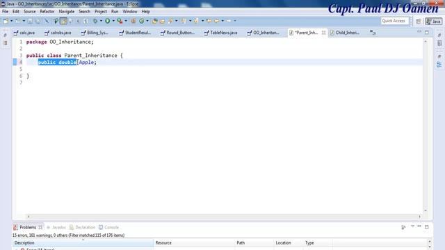 How to Create an Object Oriented Project in Java Eclipse Using Inheritance - Tutorial 1 of 2 смотреть онлайн