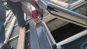 Монтаж мансардного окна VELUX, все по инструкция!