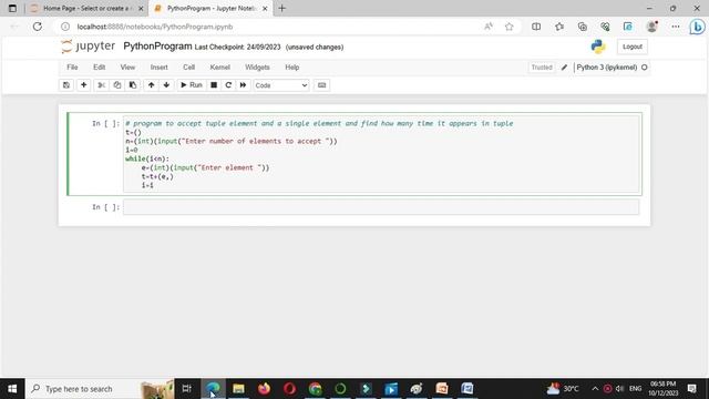 Python Program to accept tuple elements and a number and check how many times it present in tuple