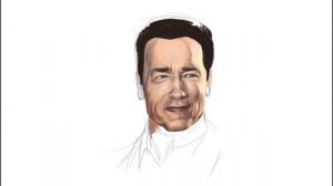Draw Arnold Schwarzenegger ;) Рисуем Арнольда Шварценеггера
