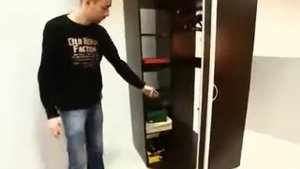 Шкаф угловой (арт 439) с зеркалом / Mebelsp.com