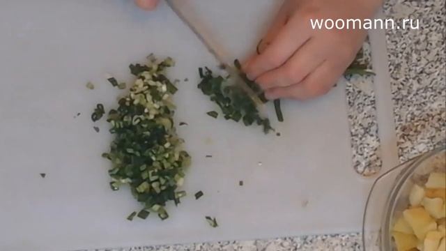Салат из картофеля с майонезом