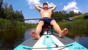 Сплав на сап борде по реке Нерская