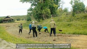 Как мы делали дорогу на улице Верхней в деревне Жувам.