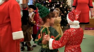 Новогодний утренник в детском саду Игра "Снег, лед, кутерьма" д/с №116 г.Павлодар