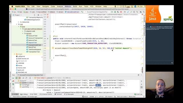 Kid Money Manager - Season 1 Episode 12: "Refactoring Interest Credit" (Java + Spring + TDD) смотреть онлайн
