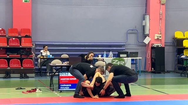 Winter Trail 2023/Финал в NoGi/Ахатов Юрий (R) vs Сайидов Руслан/2008-2009/до 56 кг. смотреть онлайн