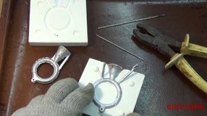 Литье грузил своими руками.Кольцо.2 часть.