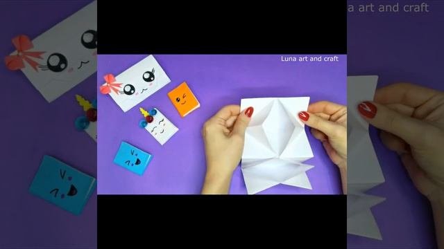 Оригами из бумаги Кошелёк своими руками для детей Origami Wallet