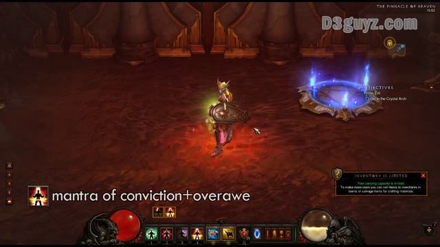52 Diablo3 Monk skill mantra of conviction overawe смотреть онлайн