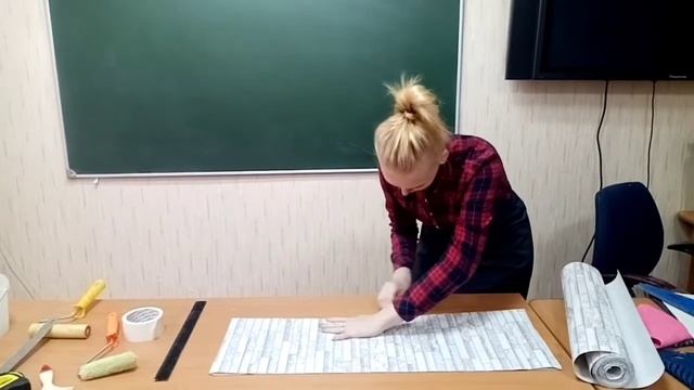 Мастер-класс "Оклейка обоев"