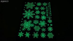 Наклейки на окно, новогодние