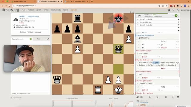 Day 103: Journey to 2000 ELO (Games Analysis) - Playing chess in a train station