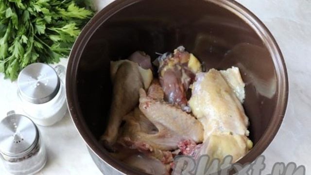 Куриный бульон в мультиварке