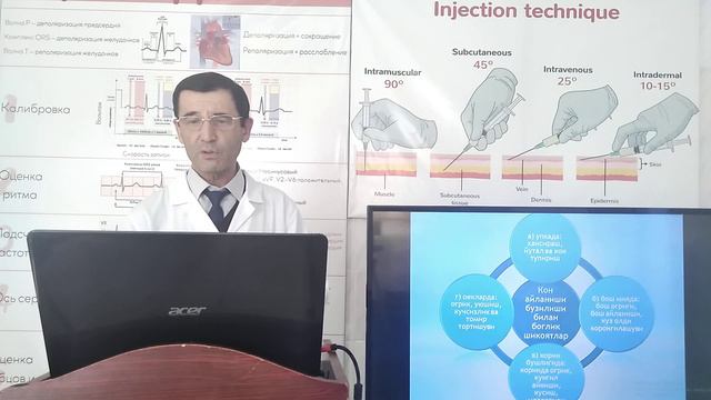 Yurak, qon-tomir kasalligi bilan bemorlarni tekshirish usullari. смотреть онлайн