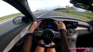 ❇️2021 Mercedes-Benz C-Class 300 e 211 HP (155 kW) TEST DRIVE, POV DRIVING WOMAN, Car ASMR