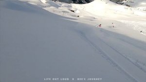 SNOWBOARDING IN FLAINE (Grand Massif France) | Off-piste and Backcountry