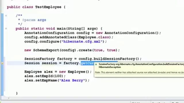 Java Hibernate Tutorial Part 7 Insert record object смотреть онлайн