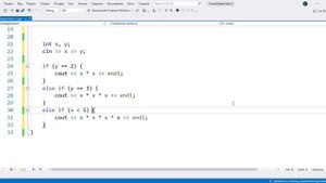 Калькулятор степеней через else if. Уроки программирования на С++ для начинающих.