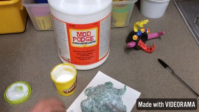 Mod podge sealing of clay projects смотреть онлайн
