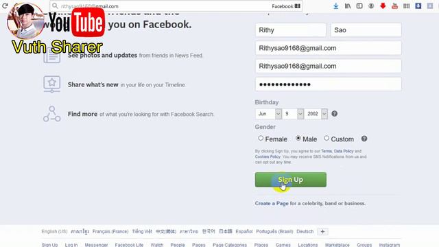 របៀបបង្កើតអាខោនfacebookថ្មី, How to Make account facebook 2020 , How to create account facebook 202 смотреть онлайн