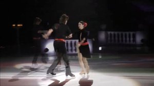 "Хабанера". Наоми Ланг и Петр Чернышев в шоу "Опера на льду", Санкт-Петербург, октябрь 2013 года