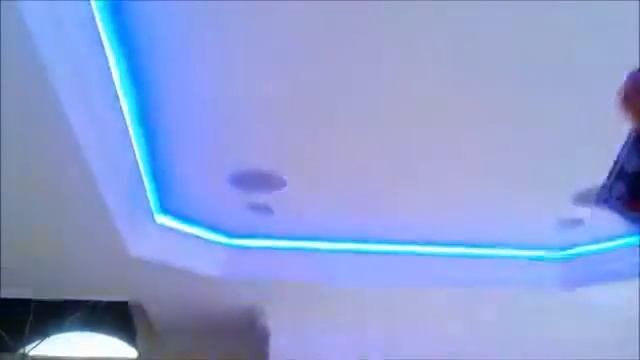 Flexible 5050 RGB LED Ribbon Light Strips Behind Crown Molding by H3 Homes YouTube4 смотреть онлайн