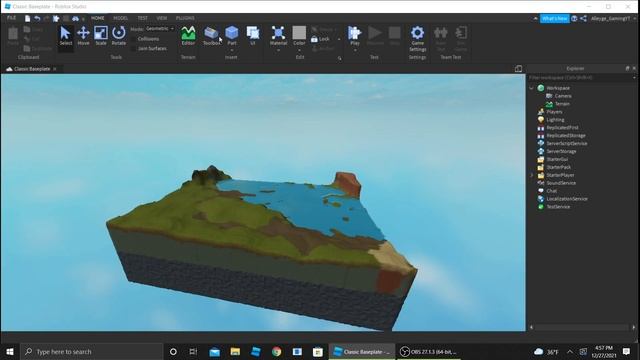 How to use auto generate terrain tool in Roblox studio! 2022 смотреть онлайн