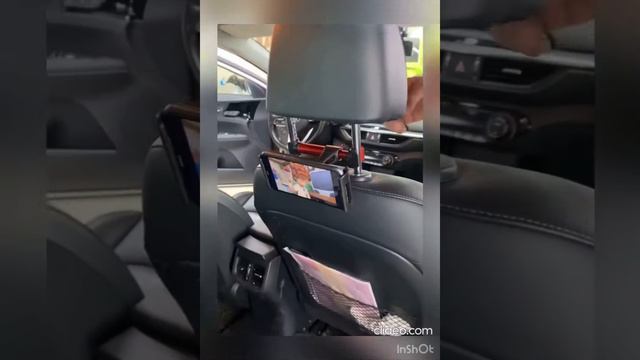 Держатель телефона в подголовник автомобиля.
