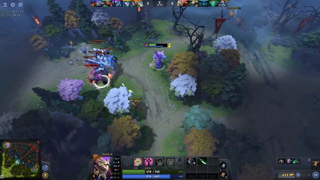 Нуб против ботов. Учусь играть на Дазле. . смотреть онлайн