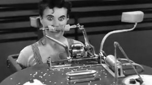 Charlie Chaplin   Eating Machine-Чарли Чаплин Питание машины