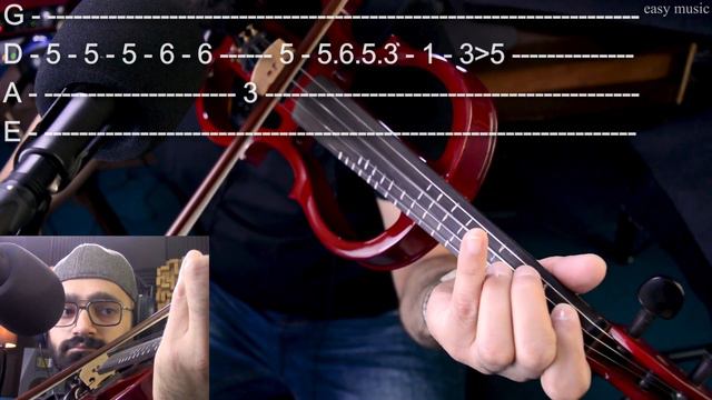 Dernière Danse Violin Tutorial смотреть онлайн