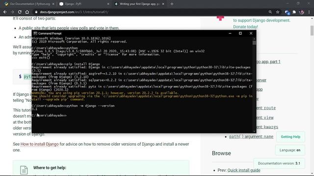 Python Django tutorials for beginners in malayalam||Setup workspace for django ||malayalam -1