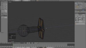 Simple Tie Fighter || Blender